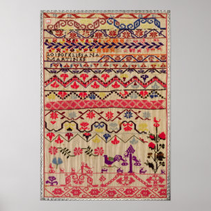 Poster Échantillon de broderie