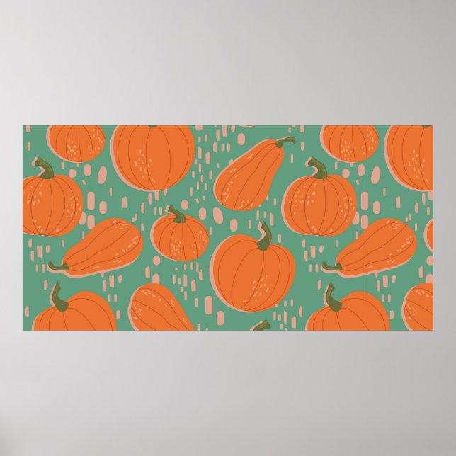 Poster Échantillon de motif répétitif sans couture. Dessi (Devant)