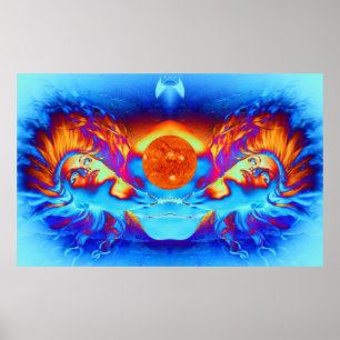 Poster Échapper au soleil