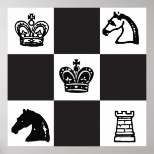 Poster Échecs
