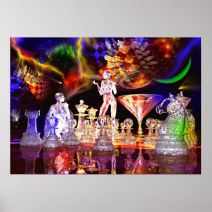 Poster Échecs de glace par Lenny