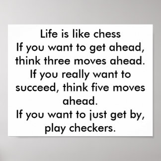 Poster échecs et dames