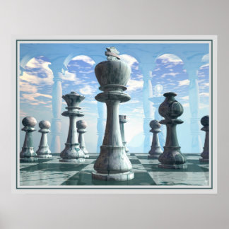 Poster Échecs II