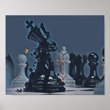 Échecs - photo Cool bleu