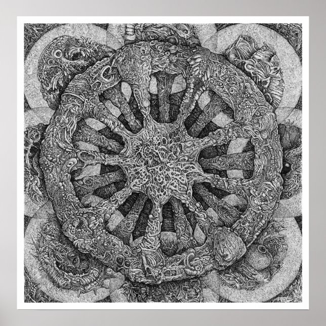 Poster Échinidermatière (Devant)