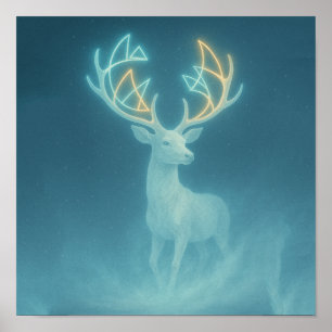 Poster Écho du cerf silencieux