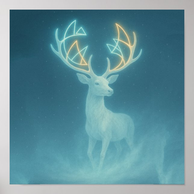 Poster Écho du cerf silencieux (Devant)