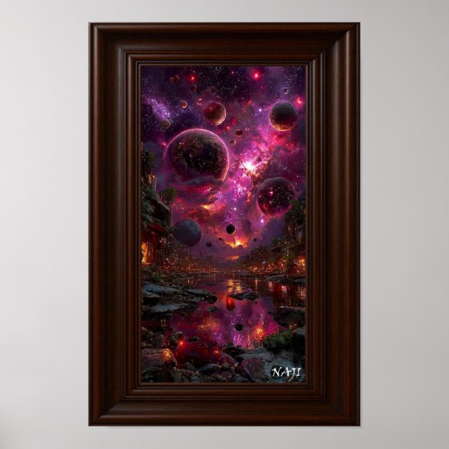 Poster Echoes of a Shattered Universe (Devant)