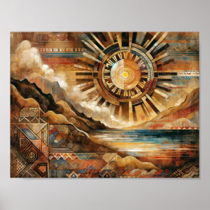 Poster Echos ancestraux : Tapisserie d'art philippine