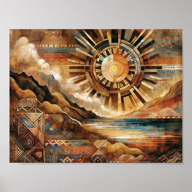 Poster Echos ancestraux : Tapisserie d'art philippine (Devant)