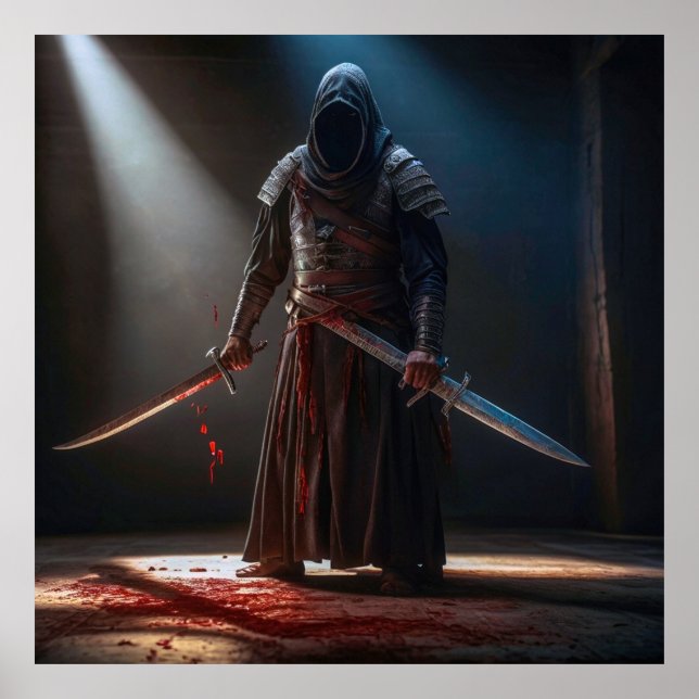 Poster Echos de la lame : Confronter le destin (Devant)