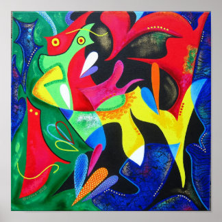 Poster Echos de Taino - Porto Rico Art