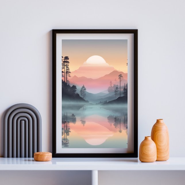 Poster Échos du soleil du matin (Créateur téléchargé)