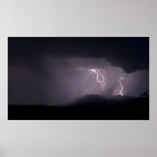 Poster Éclair du désert