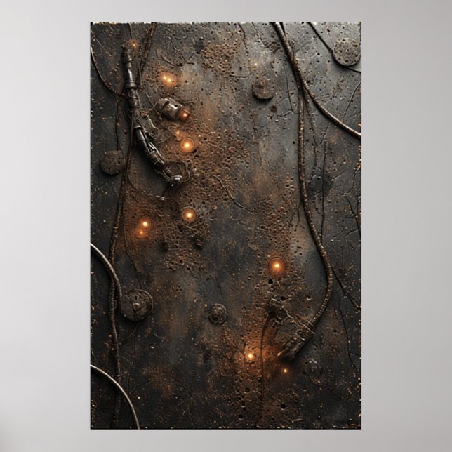 Poster Éclairage Cyberpunk (Devant)