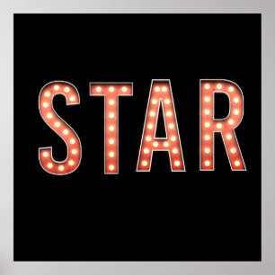 Poster Éclairages STAR Marquee
