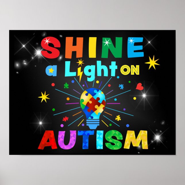 Poster ÉCLAIREZ une lumière sur AUTISM (Devant)