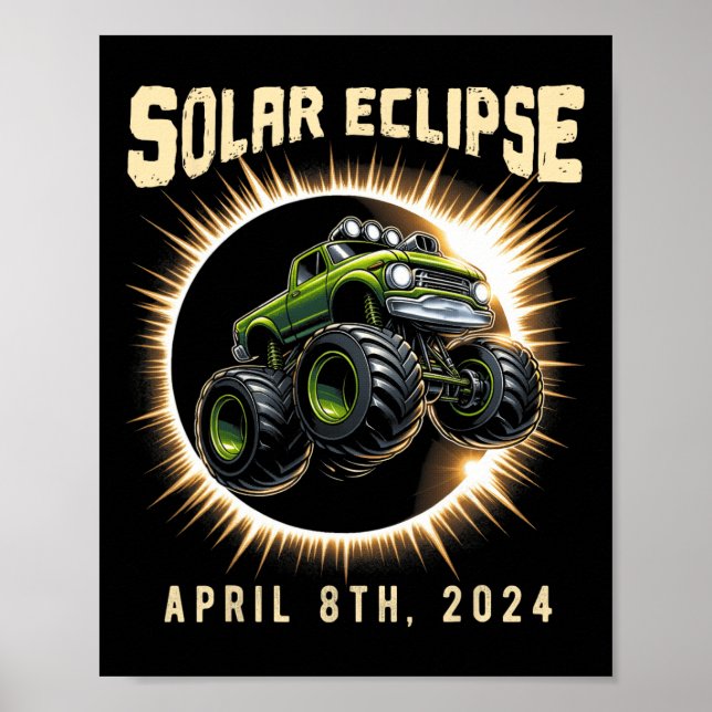 Poster Eclipse 2024 Chemise Total Eclipse 8 Avril 2024 Tr (Devant)