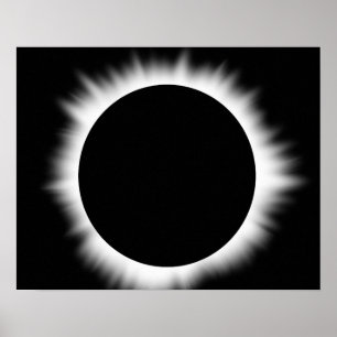 Poster Éclipse de l'impression solaire
