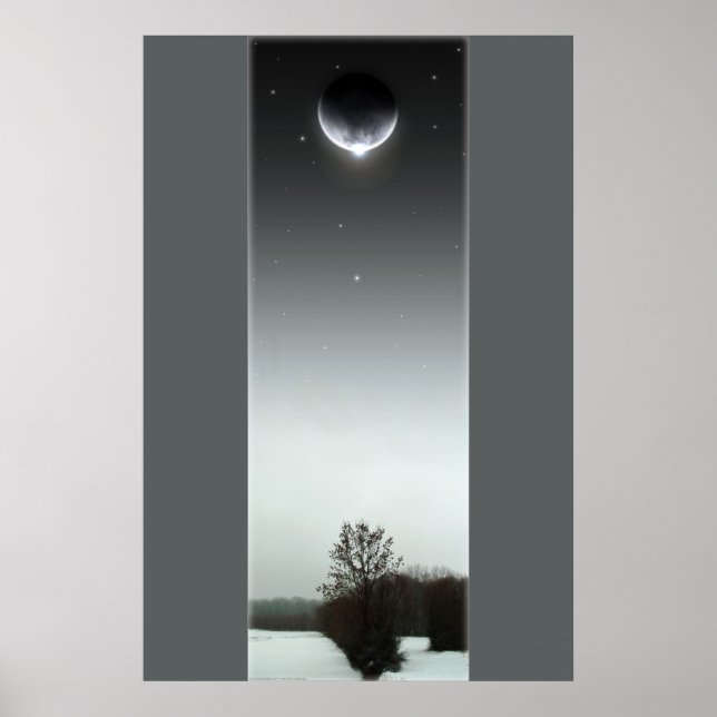 Poster Éclipse d'hiver III (Devant)