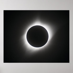 Poster Éclipse solaire 2017 - Corona