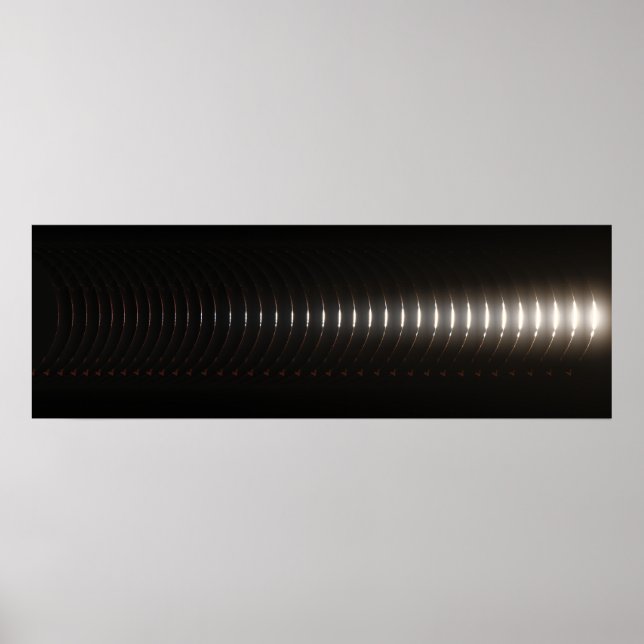 Poster Éclipse solaire 2024 - Corona (Devant)