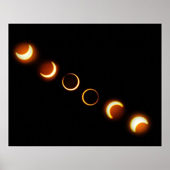 Poster Éclipse solaire annuelle, 20 mai 2012 (Devant)