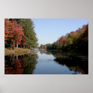 Poster Éclosion d'automne d'Adirondack