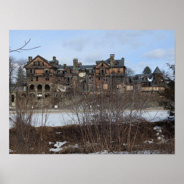 Poster École abandonnée (Devant)