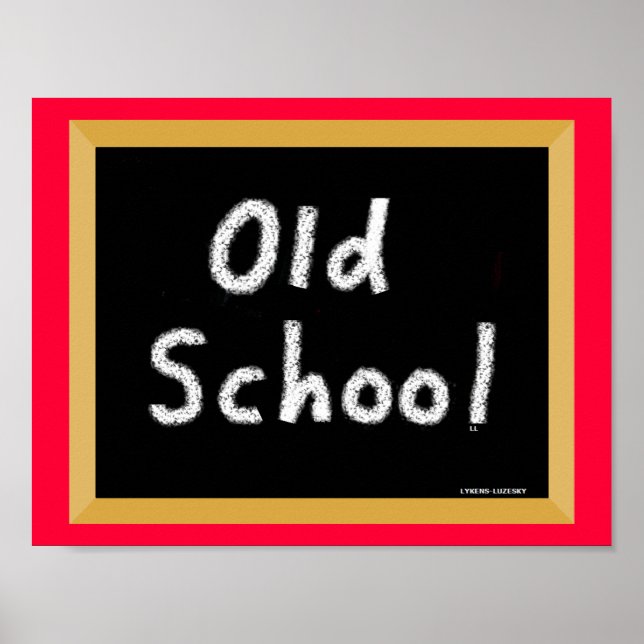 Poster École ancienne (Devant)
