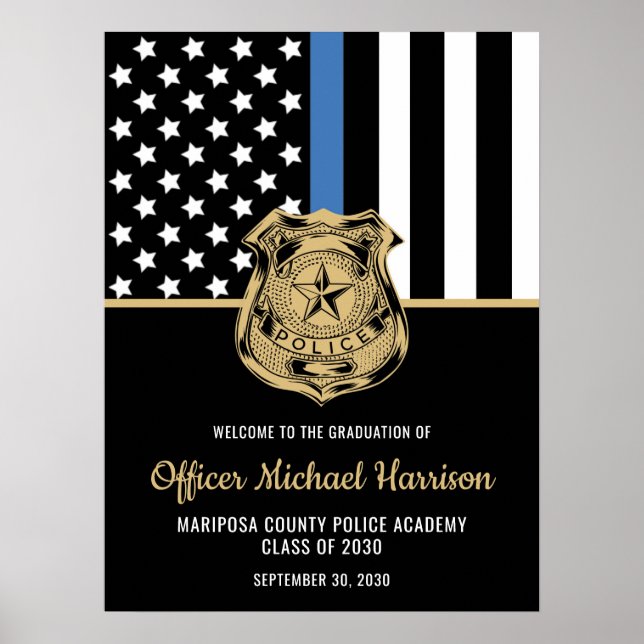 Poster École d'application de la loi du Parti d'obtention (Devant)