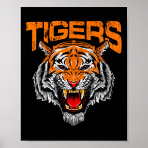 Poster École de football des Tigers Sports Jour de match