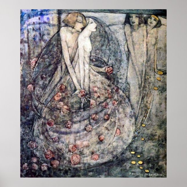 Poster École de Glasgow Frances Macdonald MacNair Le Cho (Devant)