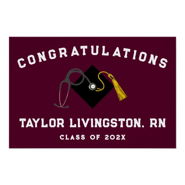 Poster École de sciences infirmières (Devant)