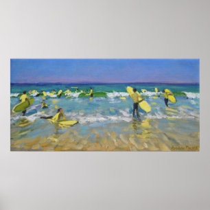 Poster École de surf à St Ives