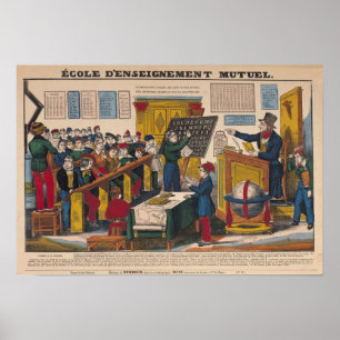 Poster École d'enseignement mutuel