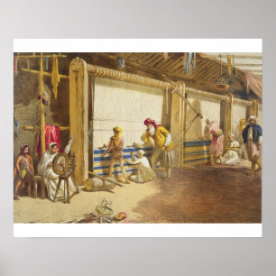 Poster École d'industrie de Thug, Jubbulpore, 1863 (chr.