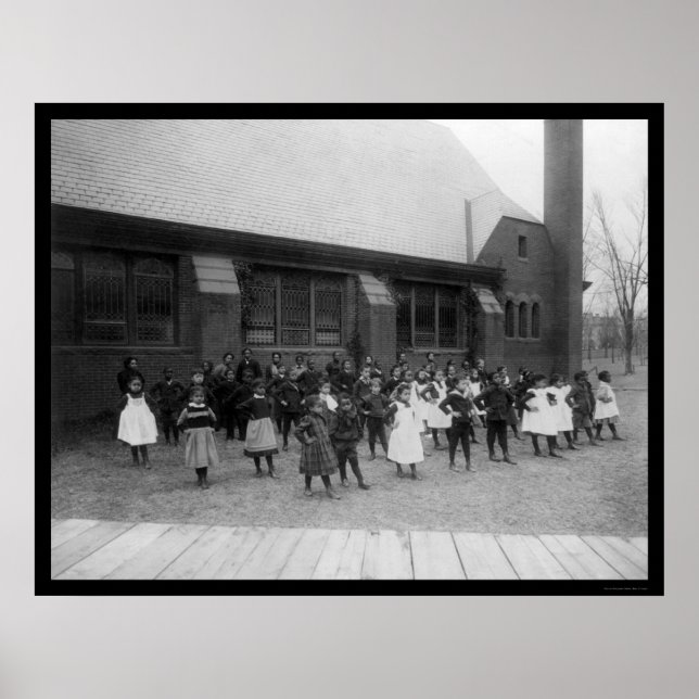 Poster École élémentaire africaine-américaine 1900 (Devant)