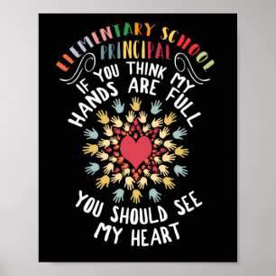 Poster École élémentaire Principal Coeur d'appréciation