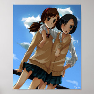 Poster École filles 8" x 10" Matte