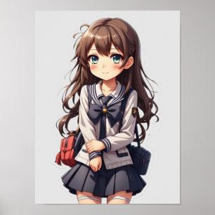 Poster École japonaise d'Anime