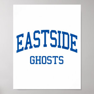 Poster École Secondaire D'Eastside Hs Paterson Nj Retro