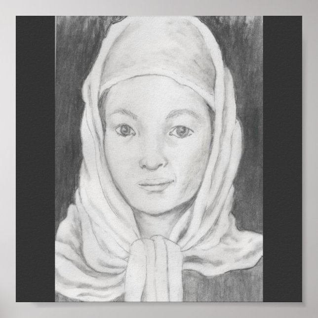 Poster écolière afghane (Devant)