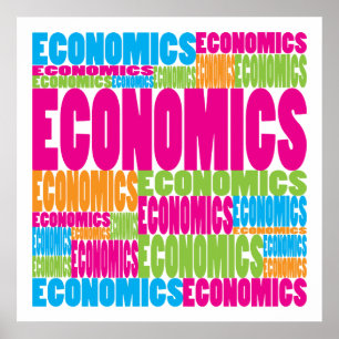 Poster Économie colorée