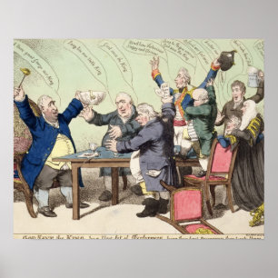 Poster Économies de Dieu le roi, par un nouvel ensemble