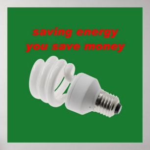 Poster Économisez de l'énergie