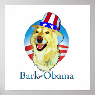 Poster Écorce pour l'affiche d'Obama