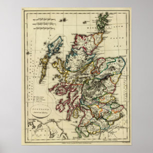 Poster Ecosse ancienne, moderne