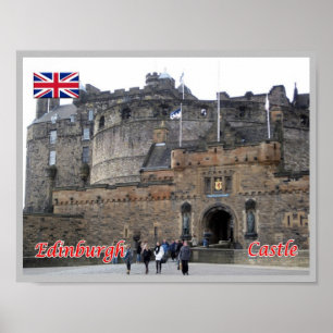 Poster Écosse - Édimbourg - Château -