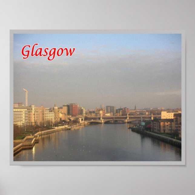 Poster Ecosse - Glasgow - (Devant)